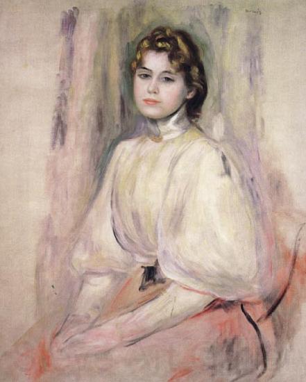 Pierre Renoir Young Woman Seated France oil painting art